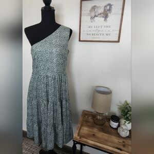 NWT BEAUTIFULLY FLATTERING ONE SHOULDER DRESS